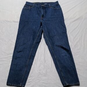 Levis Vintage 2001 550 Relaxed Fit Tapered Leg Jeans Size 14